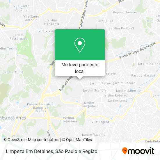 Limpeza Em Detalhes mapa