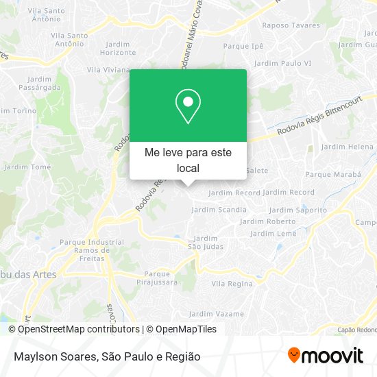 Maylson Soares mapa