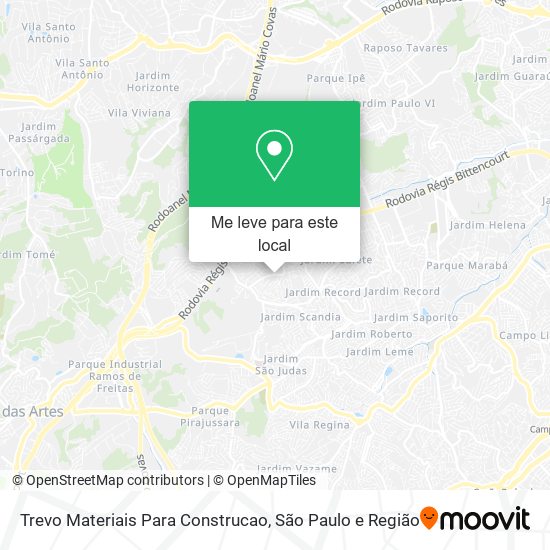 Trevo Materiais Para Construcao mapa