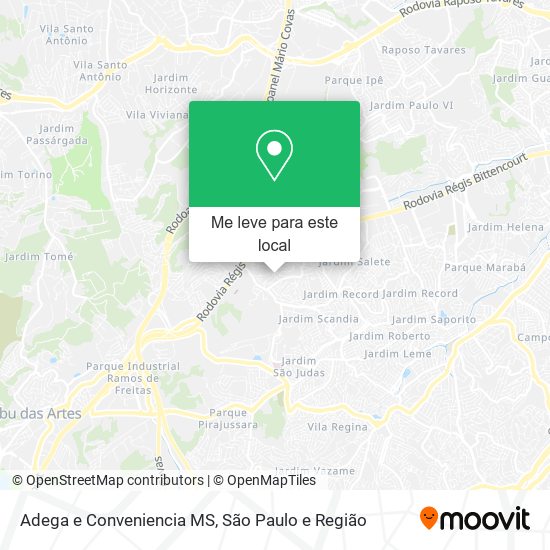 Adega e Conveniencia MS mapa