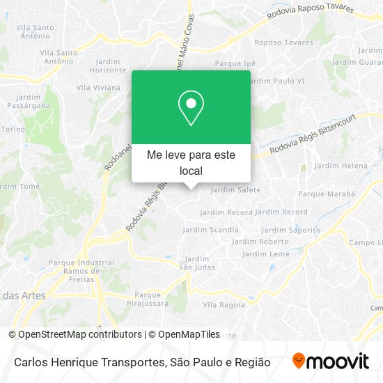 Carlos Henrique Transportes mapa