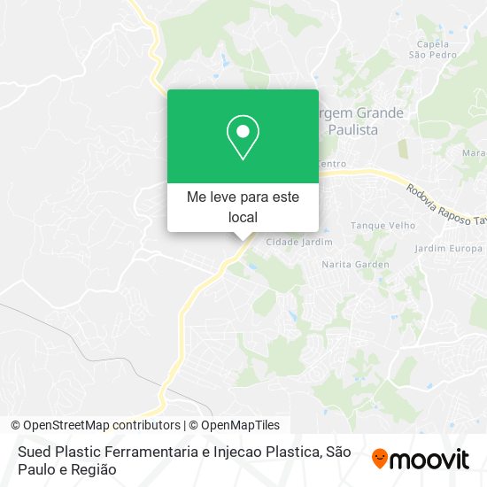 Sued Plastic Ferramentaria e Injecao Plastica mapa