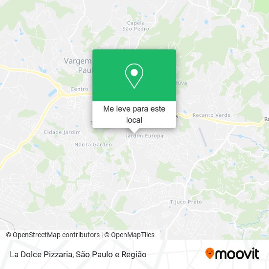La Dolce Pizzaria mapa