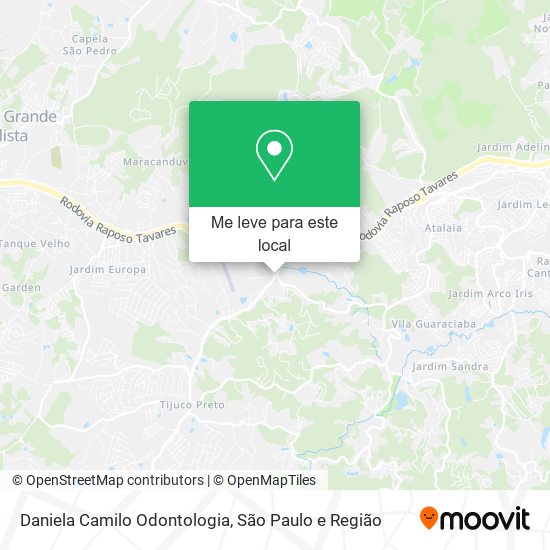 Daniela Camilo Odontologia mapa