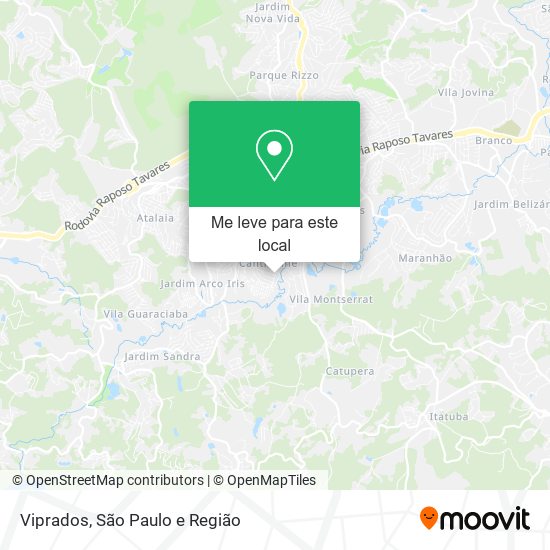 Viprados mapa