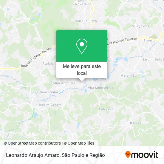 Leonardo Araujo Amaro mapa
