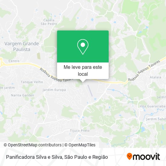 Panificadora Silva e Silva mapa