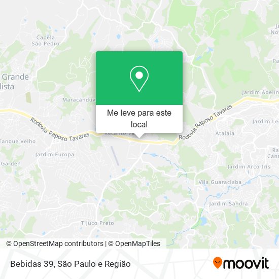 Bebidas 39 mapa