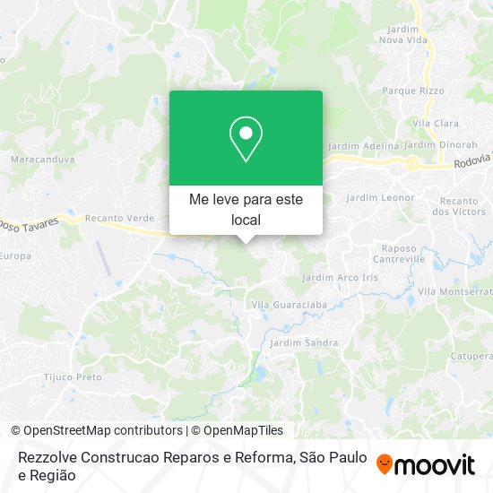 Rezzolve Construcao Reparos e Reforma mapa