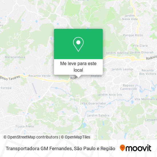 Transportadora GM Fernandes mapa