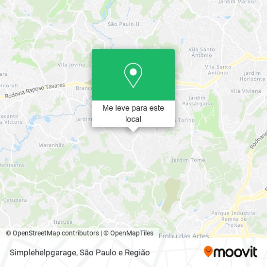 Simplehelpgarage mapa