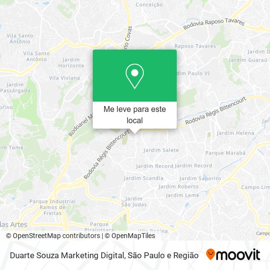 Duarte Souza Marketing Digital mapa