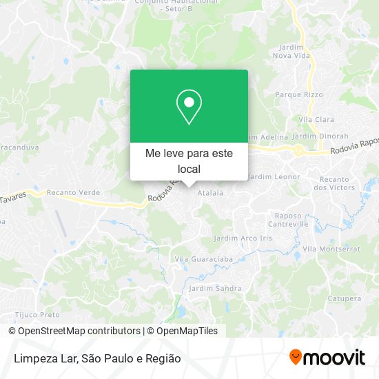 Limpeza Lar mapa