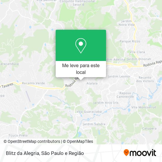 Blitz da Alegria mapa