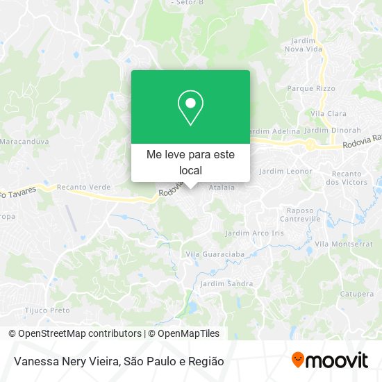 Vanessa Nery Vieira mapa