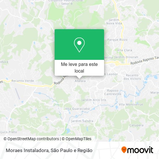 Moraes Instaladora mapa