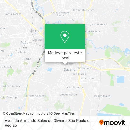 Avenida Armando Sales de Oliveira mapa