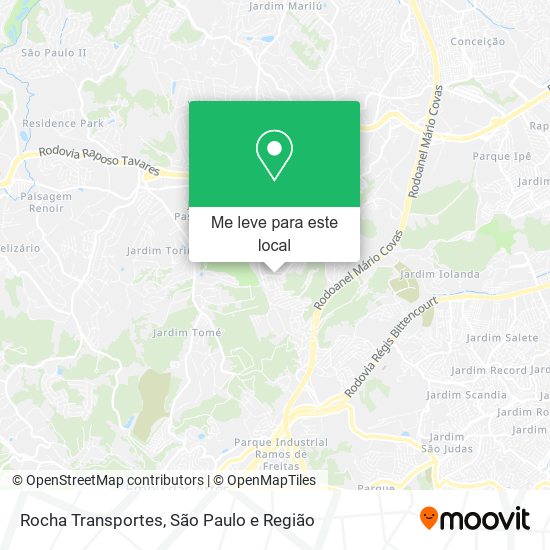 Rocha Transportes mapa