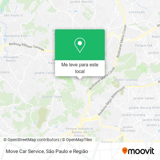 Move Car Service mapa