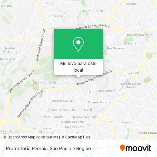 Promotoria Remaia mapa