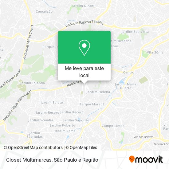Closet Multimarcas mapa