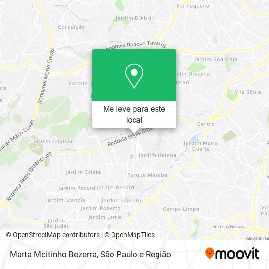 Marta Moitinho Bezerra mapa