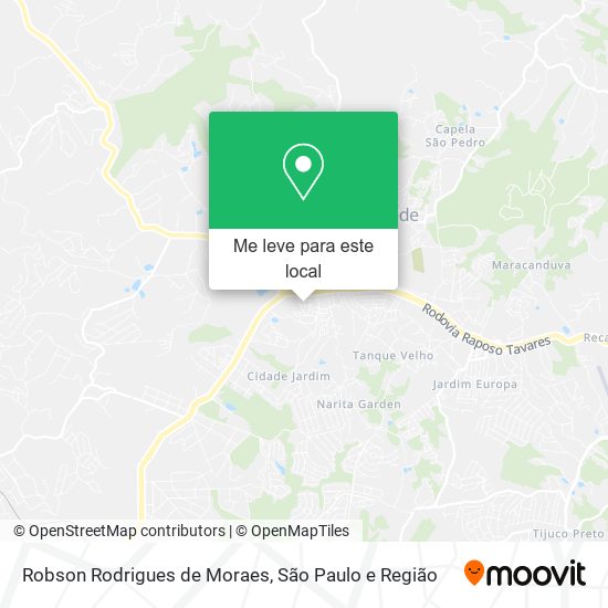 Robson Rodrigues de Moraes mapa