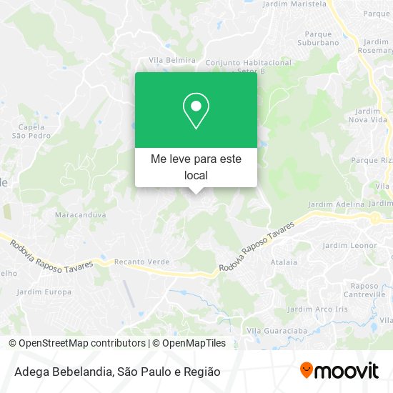 Adega Bebelandia mapa