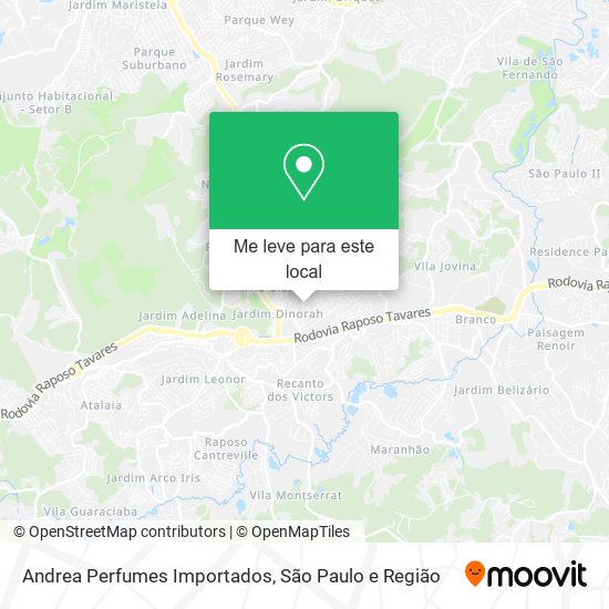 Andrea Perfumes Importados mapa