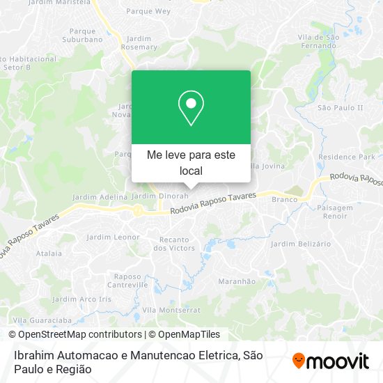 Ibrahim Automacao e Manutencao Eletrica mapa