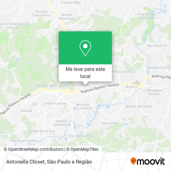 Antonella Closet mapa