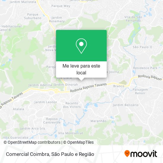 Comercial Coimbra mapa