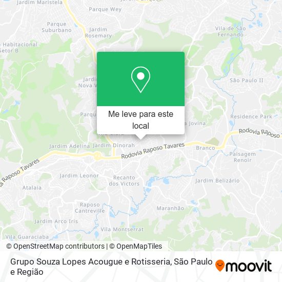 Grupo Souza Lopes Acougue e Rotisseria mapa