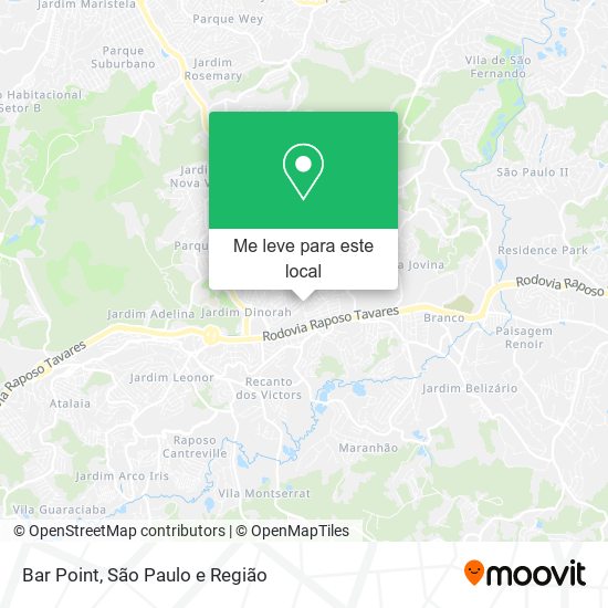Bar Point mapa