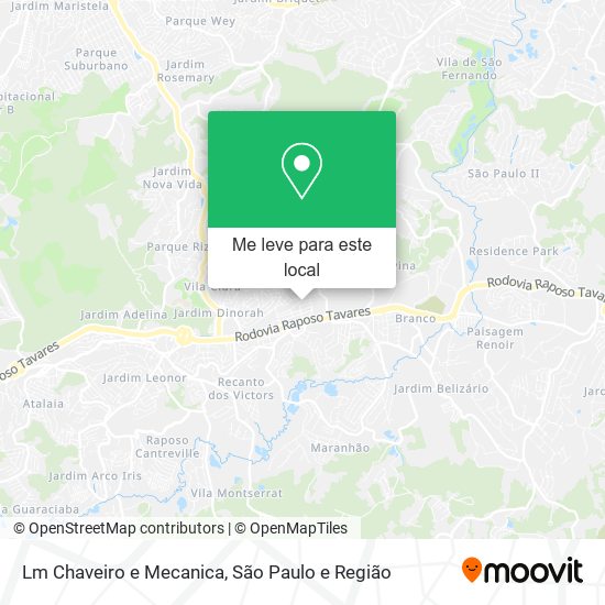 Lm Chaveiro e Mecanica mapa