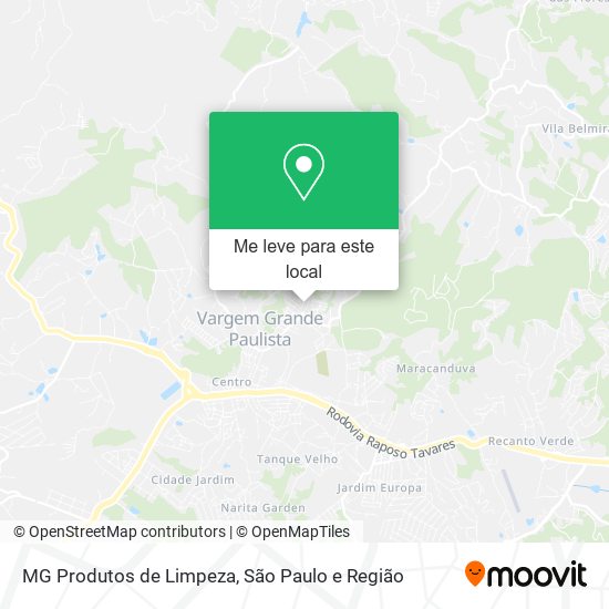 MG Produtos de Limpeza mapa