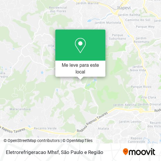 Eletrorefrigeracao Mhsf mapa