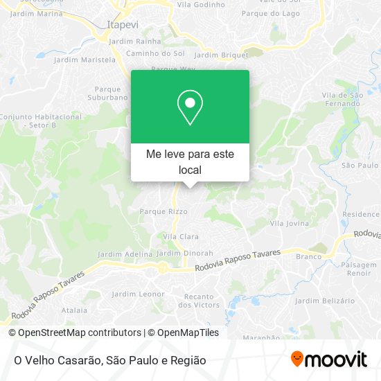 O Velho Casarão mapa