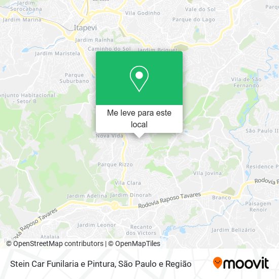 Stein Car Funilaria e Pintura mapa