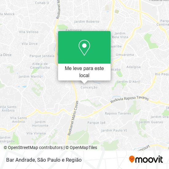 Bar Andrade mapa