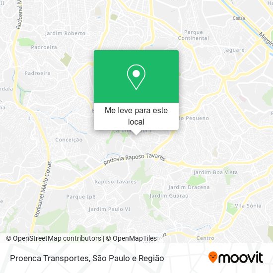 Proenca Transportes mapa