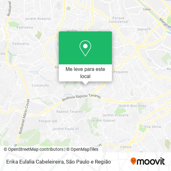 Erika Eulalia Cabeleireira mapa