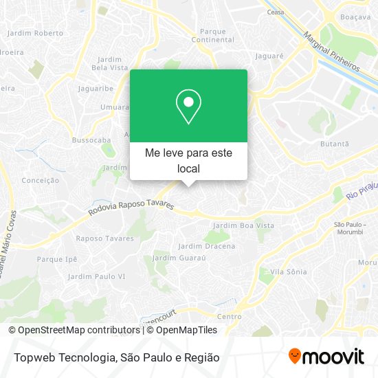 Topweb Tecnologia mapa