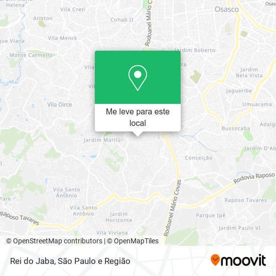 Rei do Jaba mapa