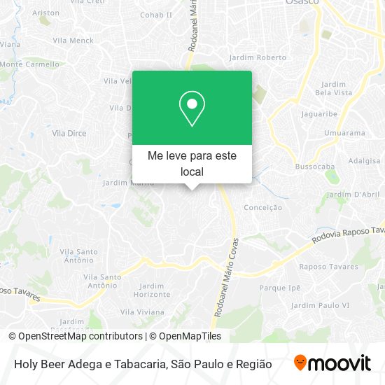 Holy Beer Adega e Tabacaria mapa
