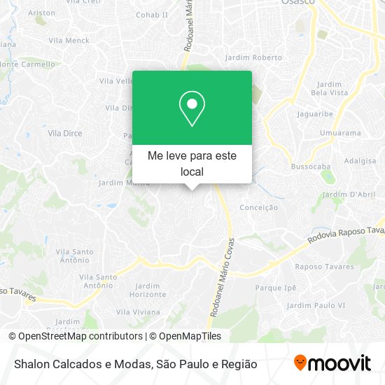 Shalon Calcados e Modas mapa