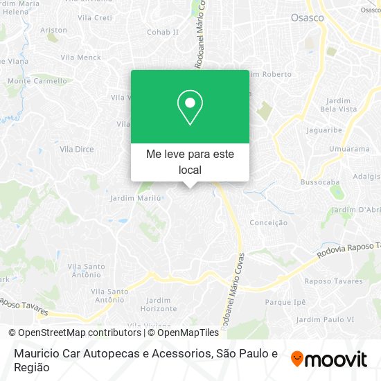 Mauricio Car Autopecas e Acessorios mapa