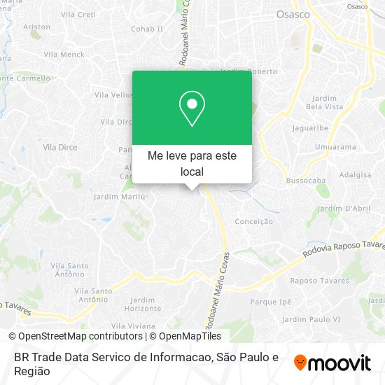 BR Trade Data Servico de Informacao mapa