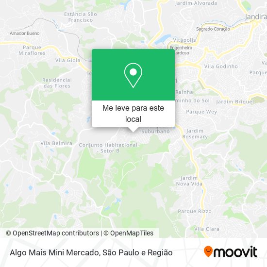 Algo Mais Mini Mercado mapa