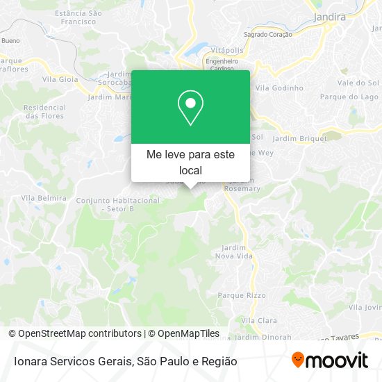 Ionara Servicos Gerais mapa